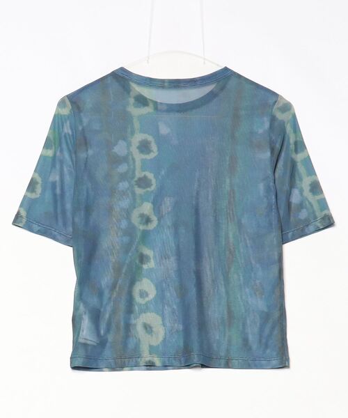 「VEQUM」 半袖ブラウス FREE ブルー レディース_画像2