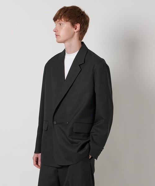 ジャケット テーラードジャケット 「別注」「BEAUTY＆YOUTH × LOEFF」ウールギャバジン ボックスジャケット MENS メンズの画像