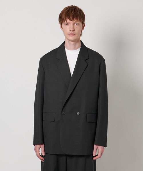ジャケット テーラードジャケット 「別注」「BEAUTY＆YOUTH × LOEFF」ウールギャバジン ボックスジャケット MENS メンズの画像