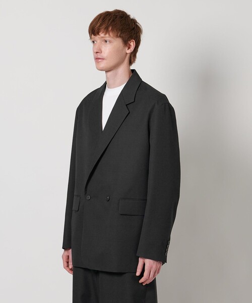 ジャケット テーラードジャケット 「別注」「BEAUTY＆YOUTH × LOEFF」ウールギャバジン ボックスジャケット MENS メンズの画像