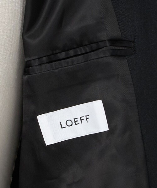 ジャケット テーラードジャケット 「別注」「BEAUTY＆YOUTH × LOEFF」ウールギャバジン ボックスジャケット MENS メンズの画像