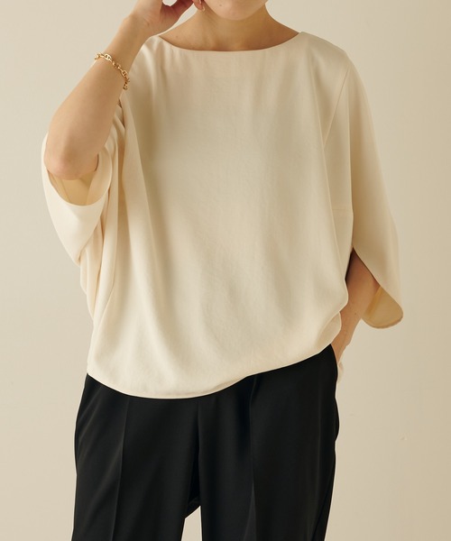 「COLLAGE GALLARDAGALANTE」 ドルマンスリーブブラウス FREE ベージュ レディース_画像5