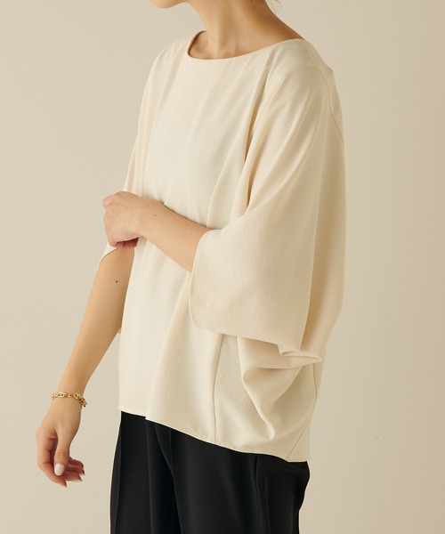 「COLLAGE GALLARDAGALANTE」 ドルマンスリーブブラウス FREE ベージュ レディース_画像6