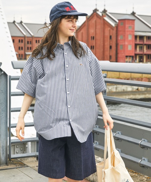 「PENNEYS」 半袖シャツ M ネイビー レディース_画像8