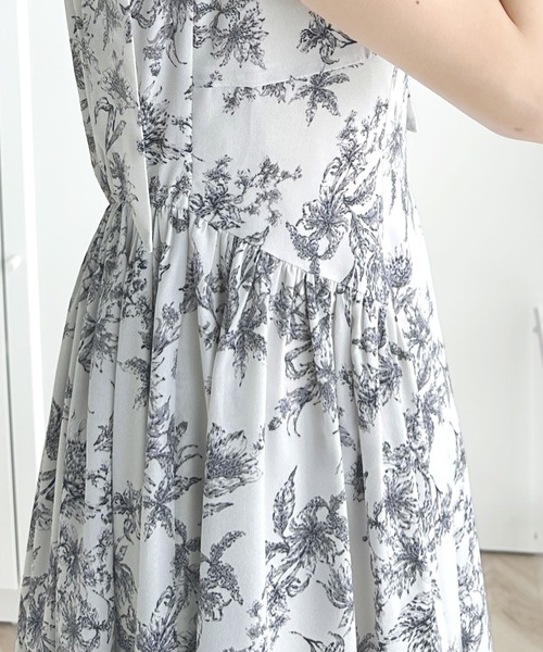 「mily bilet」 ノースリーブワンピース X-LARGE ブルー レディース_画像5