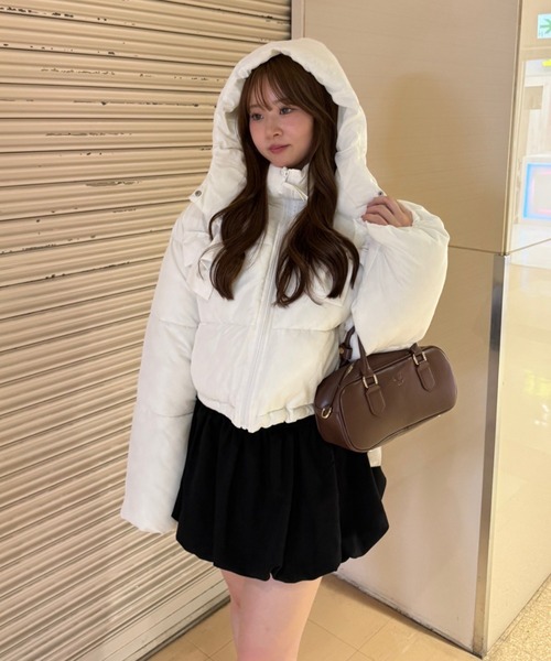 ANOTHER BRANCH OLIVE des OLIVE ブルゾン アウター 2WAYリボン中綿