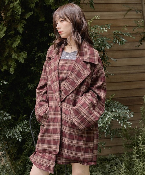 mideal（マイディール） ワンピース check mini onepiece / チェック