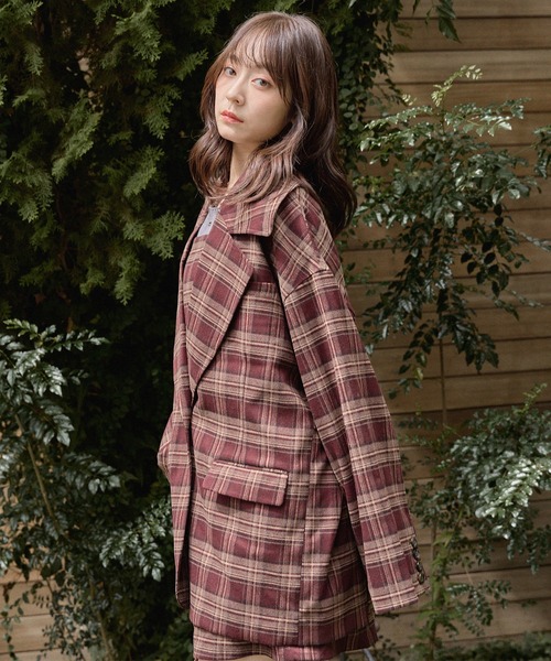 mideal（マイディール） ワンピース check mini onepiece / チェック