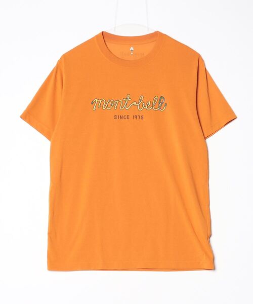mont-bell（モンベル） 半袖Tシャツ M オレンジ メンズ : ZOZOTOWN