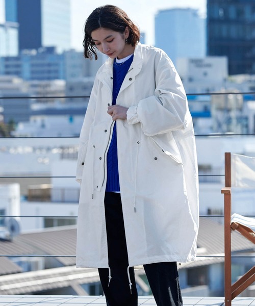 「BARK MANHATTAN」 コート L ホワイト メンズ_画像5