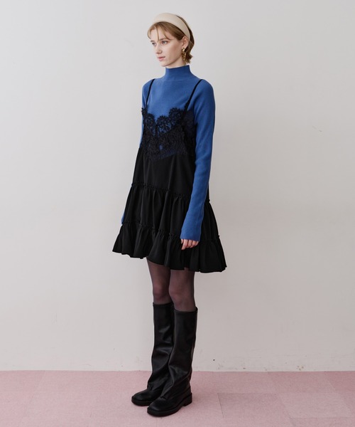 LA BELLE ETUDE（ラベルエチュード） ワンピース モチーフレースA