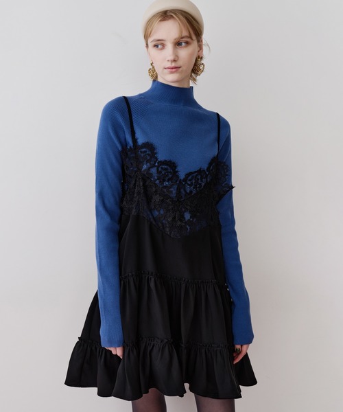 LA BELLE ETUDE（ラベルエチュード） ワンピース モチーフレースA