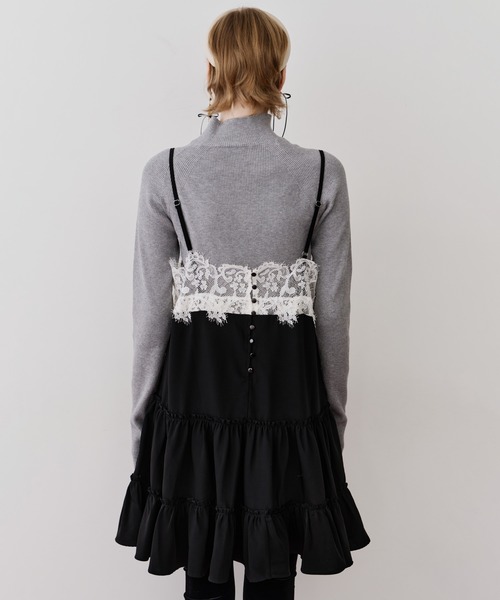 LA BELLE ETUDE（ラベルエチュード） ワンピース モチーフレースA