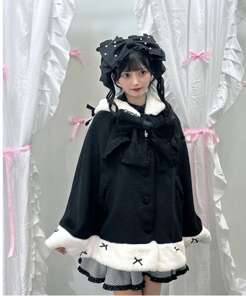 Ank Rouge（アンクルージュ） ポンチョ ネコちゃんポンチョコート