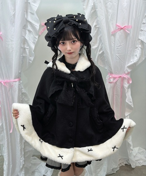 Ank Rouge（アンクルージュ） ポンチョ ネコちゃんポンチョコート