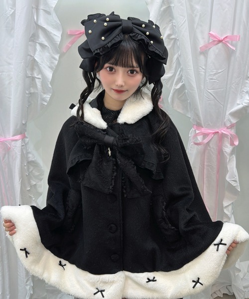 Ank Rouge（アンクルージュ） ポンチョ ネコちゃんポンチョコート