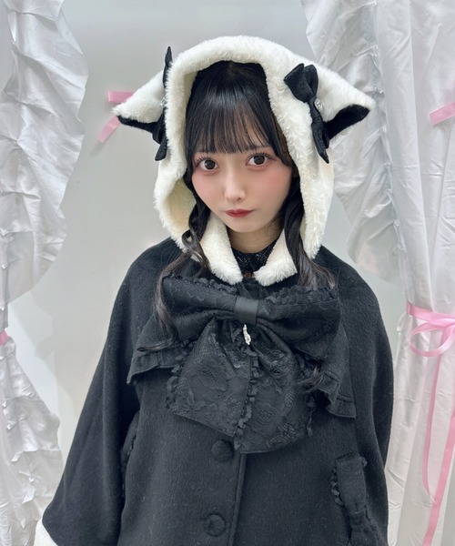 Ank Rouge（アンクルージュ） ポンチョ ネコちゃんポンチョコート