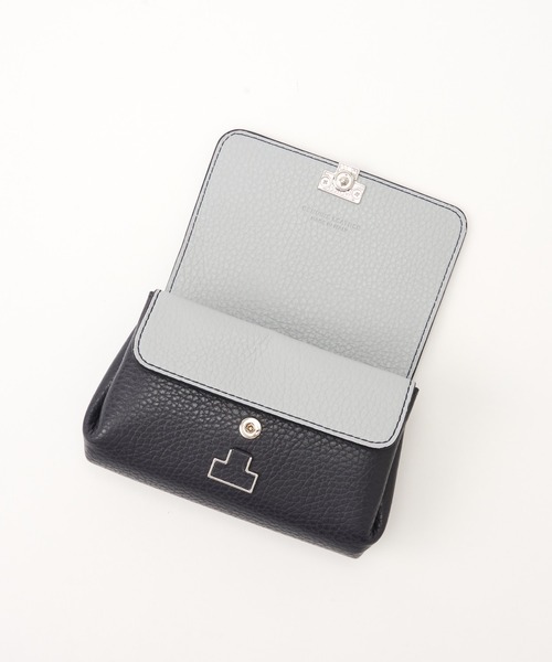 IACUCCI（イアクッチ） ミニ 二つ折り 二つ折り財布 財布 「バイカラー