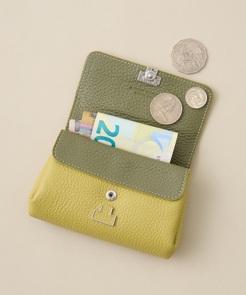 IACUCCI（イアクッチ） ミニ 二つ折り 二つ折り財布 財布 「バイカラー