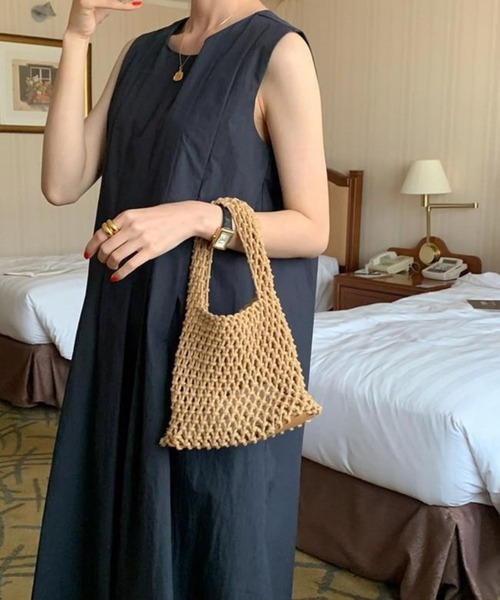 「CADBURY」 ノースリーブワンピース FREE グリーン レディース_画像5