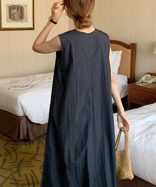 「CADBURY」 ノースリーブワンピース FREE グリーン レディース_画像6