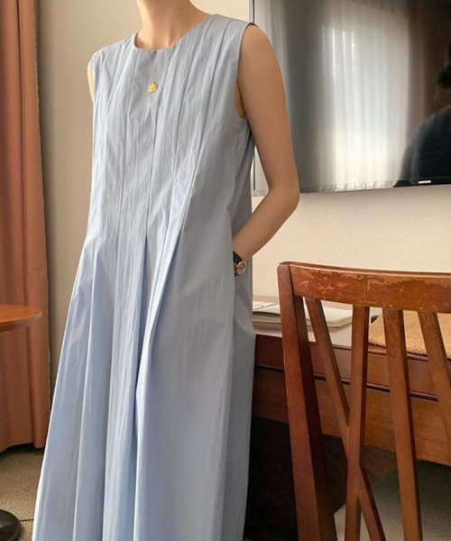 「CADBURY」 ノースリーブワンピース FREE グリーン レディース_画像7