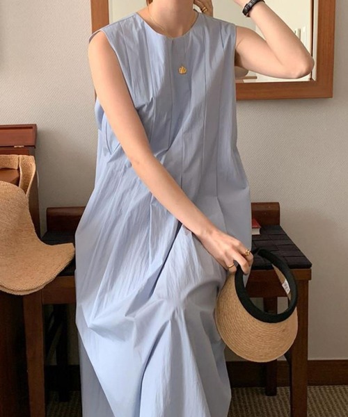 「CADBURY」 ノースリーブワンピース FREE グリーン レディース_画像8