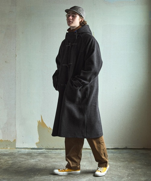 「EMMA CLOTHES」 ダッフルコート S チャコール メンズ_画像4