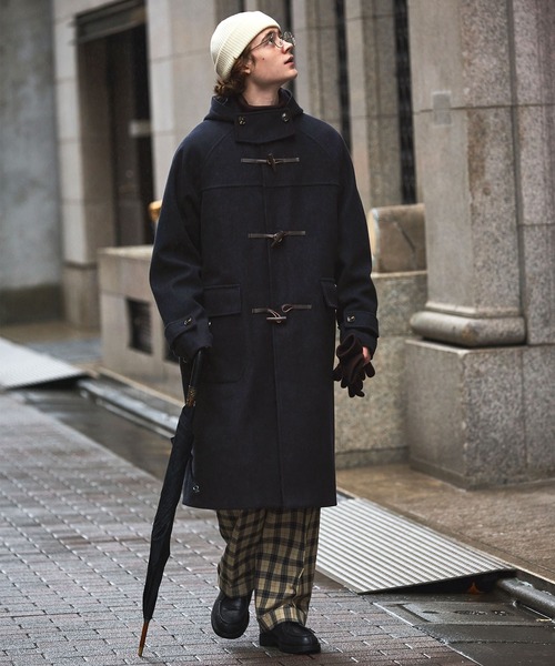 「EMMA CLOTHES」 ダッフルコート S チャコール メンズ_画像7