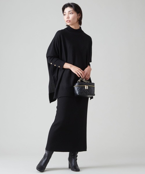 「Liesse」 長袖ニット FREE ブラック レディース_画像2