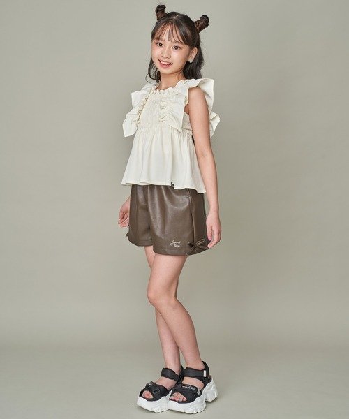 「JENNI love」 「KIDS」ノースリーブブラウス 140cm オフホワイト キッズ_画像2