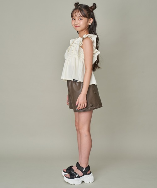 「JENNI love」 「KIDS」ノースリーブブラウス 140cm オフホワイト キッズ_画像3