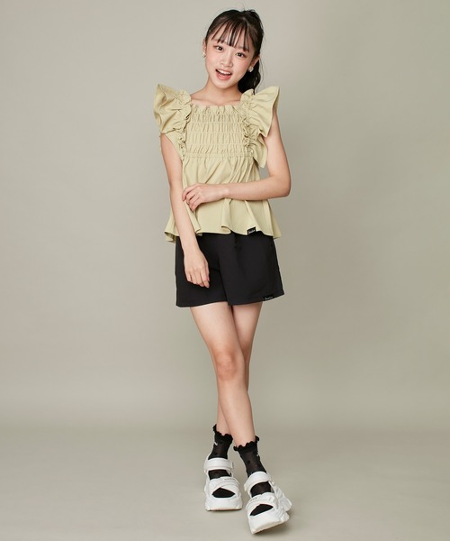 「JENNI love」 「KIDS」ノースリーブブラウス 140cm オフホワイト キッズ_画像6