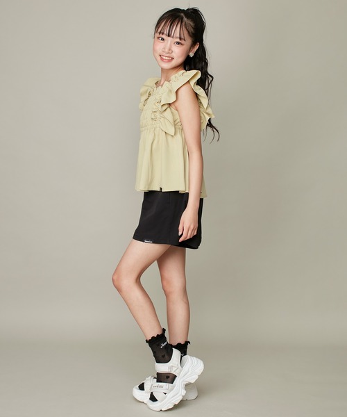 「JENNI love」 「KIDS」ノースリーブブラウス 140cm オフホワイト キッズ_画像7