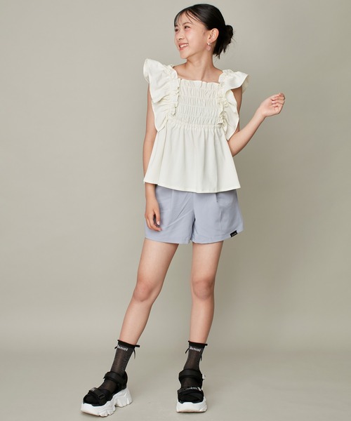 「JENNI love」 「KIDS」ノースリーブブラウス 140cm オフホワイト キッズ_画像9