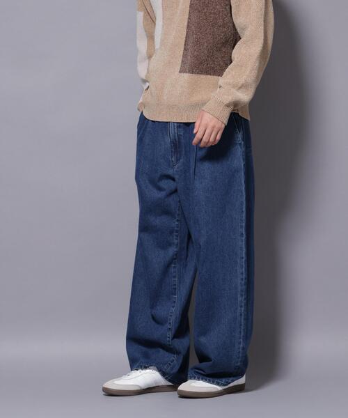 SOL×久遠 ソル×クオン 久遠限定復刻別注 DENIM PANTS ワイドバルーン 