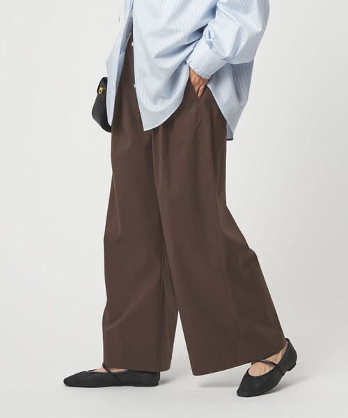 ワイドパンツ パンツ 「size SHORT/TALLあり」オルマイ LI/MIX ワイド パンツ レディースの画像