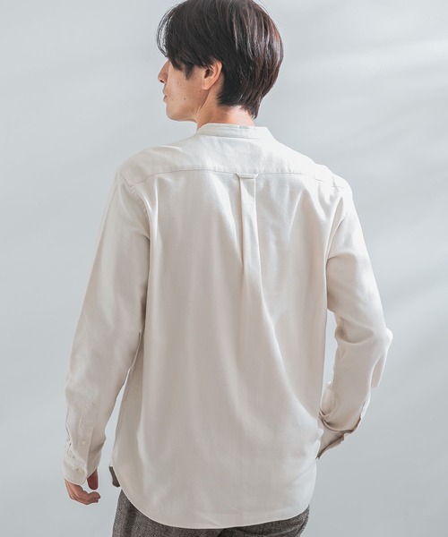 「URBAN RESEARCH ROSSO MEN」 長袖シャツ - グレー メンズ_画像6