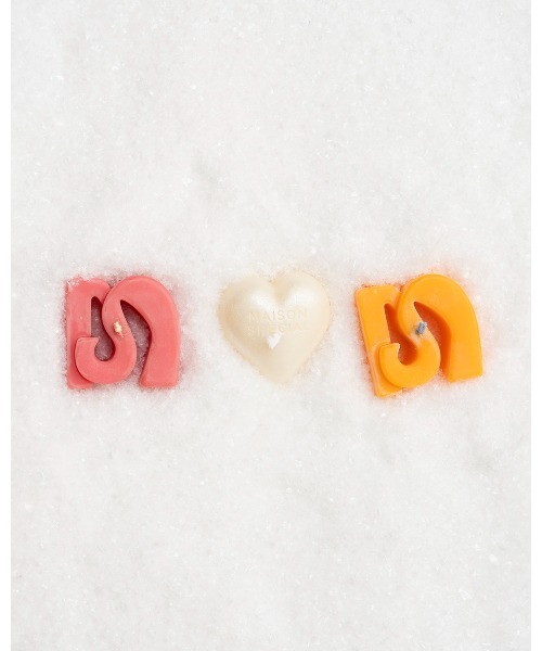キャンドル 「honeyflamingo×MAISON SPECIAL」Logo Candle Set/ロゴキャンドルセット
