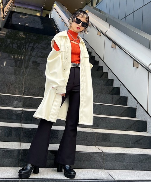 「PAGEBOY」 コート FREE ブラック レディース_画像7