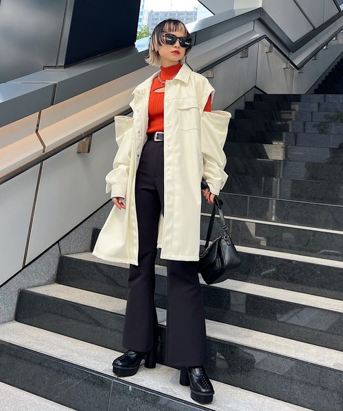 「PAGEBOY」 コート FREE ブラック レディース_画像9