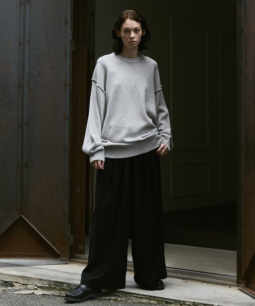 「remer」 コーデュロイパンツ MEDIUM ブラック メンズ_画像2