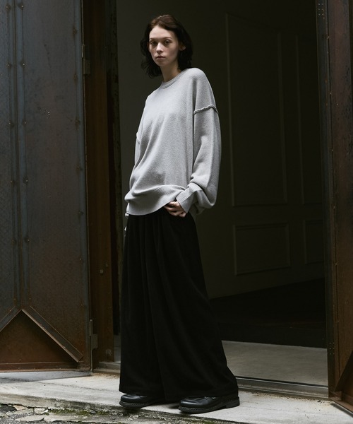 「remer」 コーデュロイパンツ MEDIUM ブラック メンズ_画像3