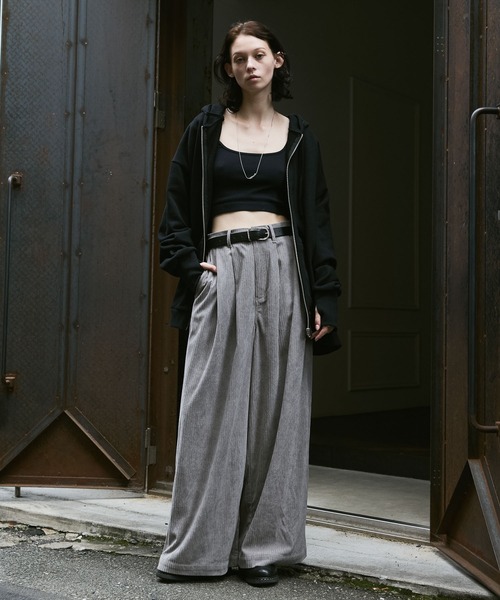 「remer」 コーデュロイパンツ MEDIUM ブラック メンズ_画像9