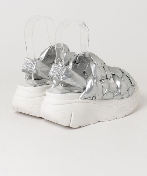 「STEVE MADDEN」 フラットサンダル 37.5 ホワイト レディース_画像2