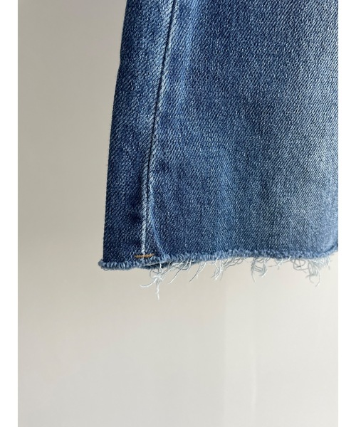 「Didot.showroom」 デニムハーフパンツ M ブルー レディース_画像7