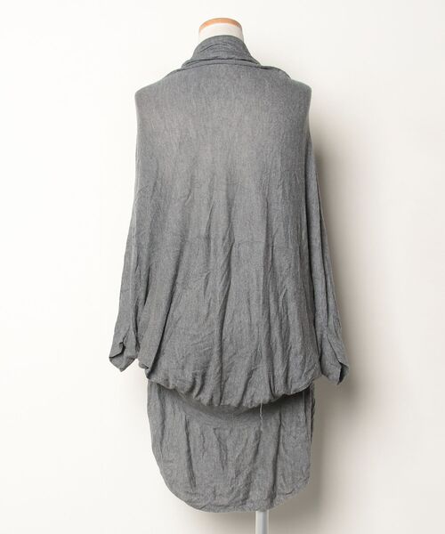 「en recre」 ニットボレロ 2 グレー レディース_画像2