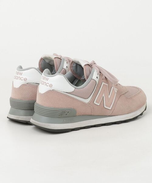 「New Balance」 ローカットスニーカー 25cm ピンク レディース_画像2