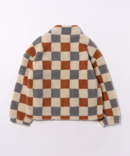 ベビー 「Rylee＋Cru」COCO JACKET || SHEARLING CHECKの画像