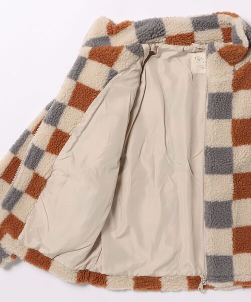 ベビー 「Rylee＋Cru」COCO JACKET || SHEARLING CHECKの画像